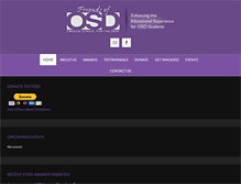Tablet Screenshot of friendsofosd.org
